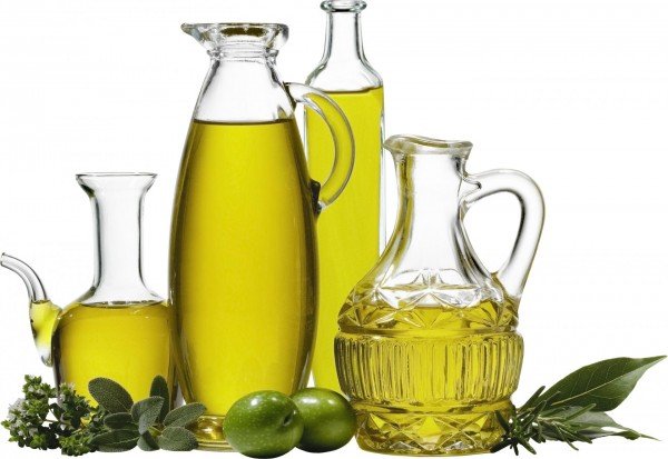 Растительное и оливковое масло