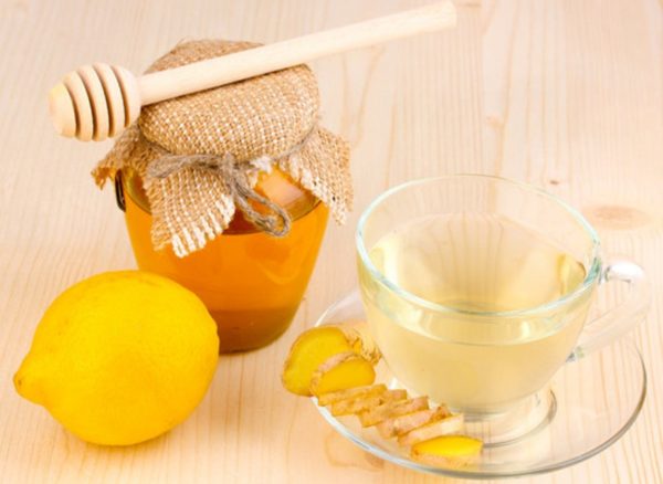 Лимон, мёд и имбирь