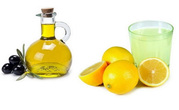 Лимоны и оливковое масло