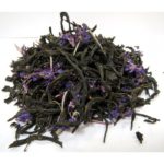 Чёрный иван-чай с цветами